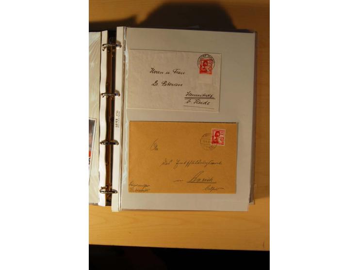 1933/45, sehr umfangreiche Sammlung mit Schwerpunkt Einzel- und Mehrfachfrankaturen der Sondermarken mit ca. 3000 Stück in 19