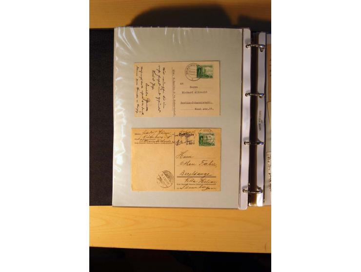1933/45, sehr umfangreiche Sammlung mit Schwerpunkt Einzel- und Mehrfachfrankaturen der Sondermarken mit ca. 3000 Stück in 19