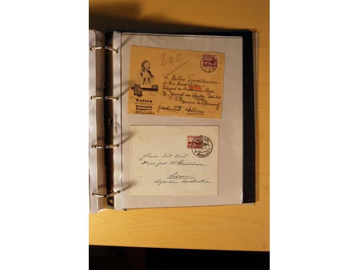 1933/45, sehr umfangreiche Sammlung mit Schwerpunkt Einzel- und Mehrfachfrankaturen der Sondermarken mit ca. 3000 Stück in 19