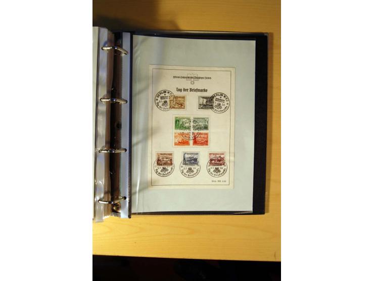 1933/45, sehr umfangreiche Sammlung mit Schwerpunkt Einzel- und Mehrfachfrankaturen der Sondermarken mit ca. 3000 Stück in 19