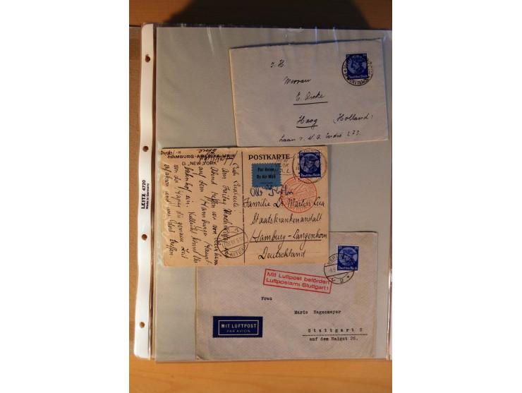 1933/45, sehr umfangreiche Sammlung mit Schwerpunkt Einzel- und Mehrfachfrankaturen der Sondermarken mit ca. 3000 Stück in 19