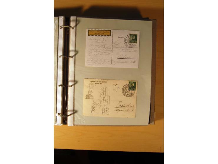 1933/45, sehr umfangreiche Sammlung mit Schwerpunkt Einzel- und Mehrfachfrankaturen der Sondermarken mit ca. 3000 Stück in 19