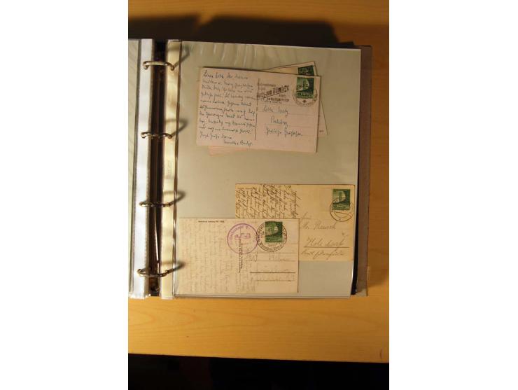 1933/45, sehr umfangreiche Sammlung mit Schwerpunkt Einzel- und Mehrfachfrankaturen der Sondermarken mit ca. 3000 Stück in 19