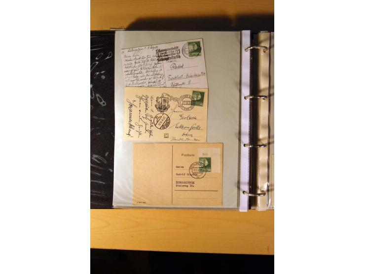1933/45, sehr umfangreiche Sammlung mit Schwerpunkt Einzel- und Mehrfachfrankaturen der Sondermarken mit ca. 3000 Stück in 19