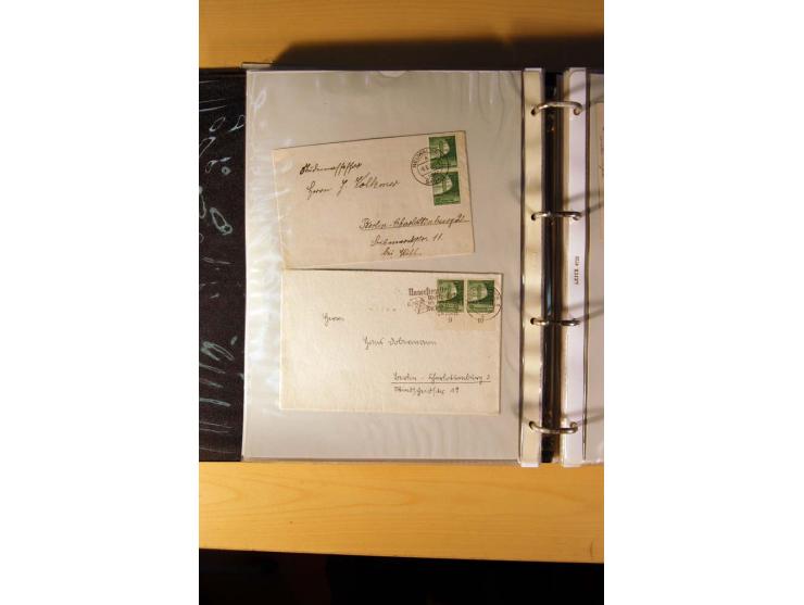 1933/45, sehr umfangreiche Sammlung mit Schwerpunkt Einzel- und Mehrfachfrankaturen der Sondermarken mit ca. 3000 Stück in 19