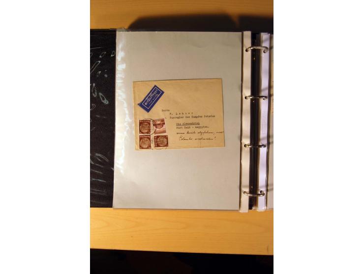 1933/45, sehr umfangreiche Sammlung mit Schwerpunkt Einzel- und Mehrfachfrankaturen der Sondermarken mit ca. 3000 Stück in 19