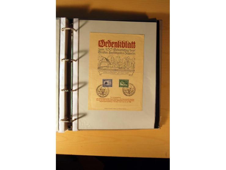 1933/45, sehr umfangreiche Sammlung mit Schwerpunkt Einzel- und Mehrfachfrankaturen der Sondermarken mit ca. 3000 Stück in 19