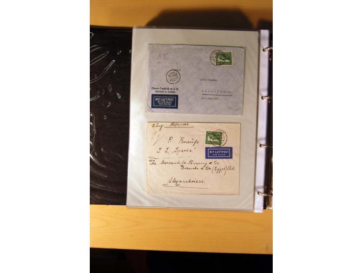1933/45, sehr umfangreiche Sammlung mit Schwerpunkt Einzel- und Mehrfachfrankaturen der Sondermarken mit ca. 3000 Stück in 19