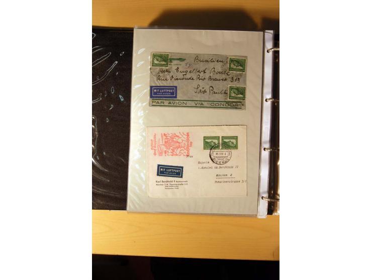 1933/45, sehr umfangreiche Sammlung mit Schwerpunkt Einzel- und Mehrfachfrankaturen der Sondermarken mit ca. 3000 Stück in 19