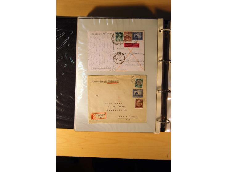 1933/45, sehr umfangreiche Sammlung mit Schwerpunkt Einzel- und Mehrfachfrankaturen der Sondermarken mit ca. 3000 Stück in 19