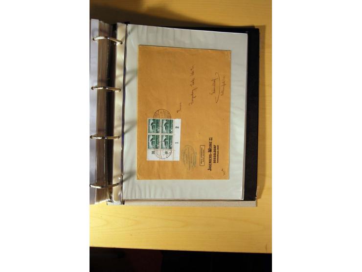 1933/45, sehr umfangreiche Sammlung mit Schwerpunkt Einzel- und Mehrfachfrankaturen der Sondermarken mit ca. 3000 Stück in 19