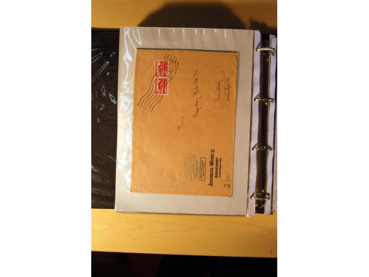 1933/45, sehr umfangreiche Sammlung mit Schwerpunkt Einzel- und Mehrfachfrankaturen der Sondermarken mit ca. 3000 Stück in 19