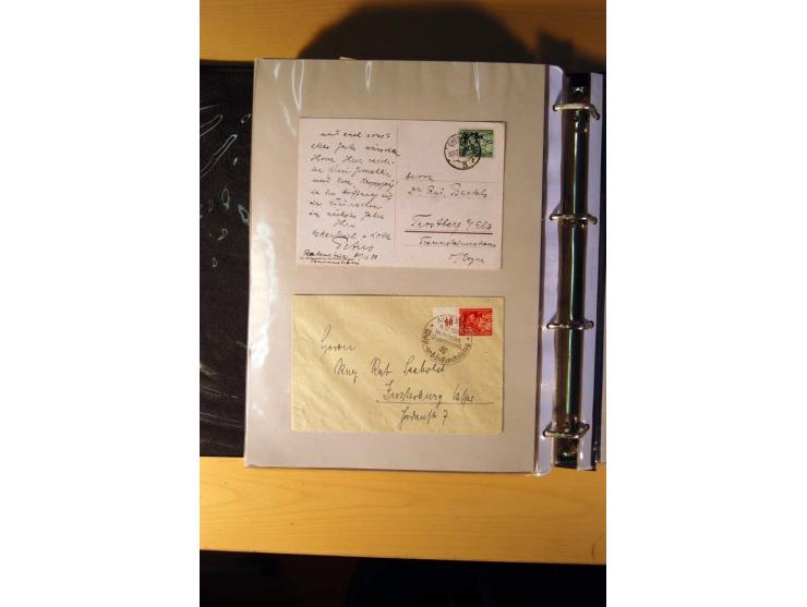 1933/45, sehr umfangreiche Sammlung mit Schwerpunkt Einzel- und Mehrfachfrankaturen der Sondermarken mit ca. 3000 Stück in 19