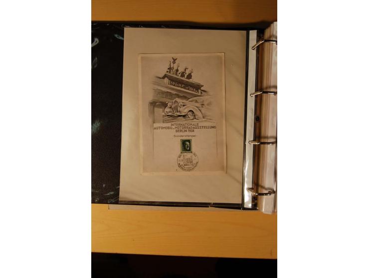 1933/45, sehr umfangreiche Sammlung mit Schwerpunkt Einzel- und Mehrfachfrankaturen der Sondermarken mit ca. 3000 Stück in 19