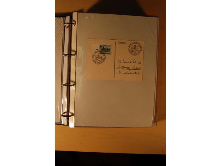 1933/45, sehr umfangreiche Sammlung mit Schwerpunkt Einzel- und Mehrfachfrankaturen der Sondermarken mit ca. 3000 Stück in 19