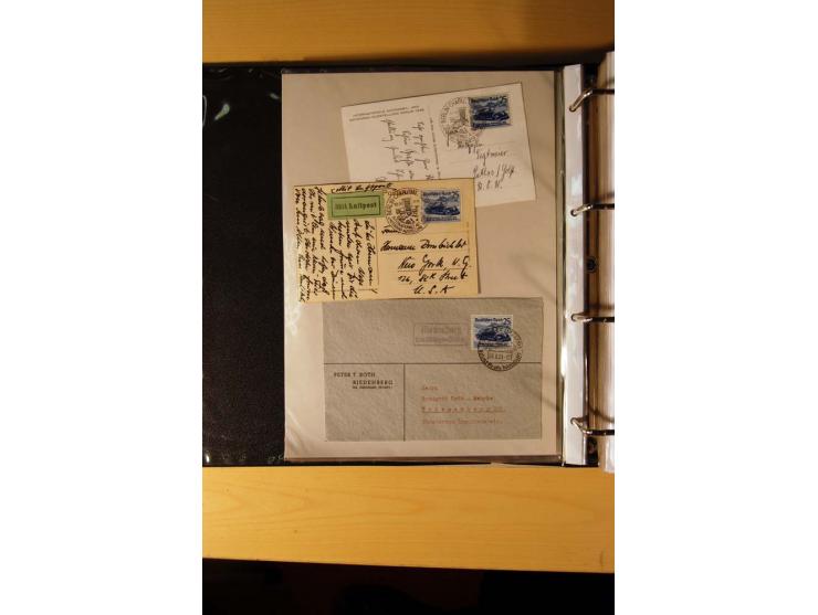 1933/45, sehr umfangreiche Sammlung mit Schwerpunkt Einzel- und Mehrfachfrankaturen der Sondermarken mit ca. 3000 Stück in 19