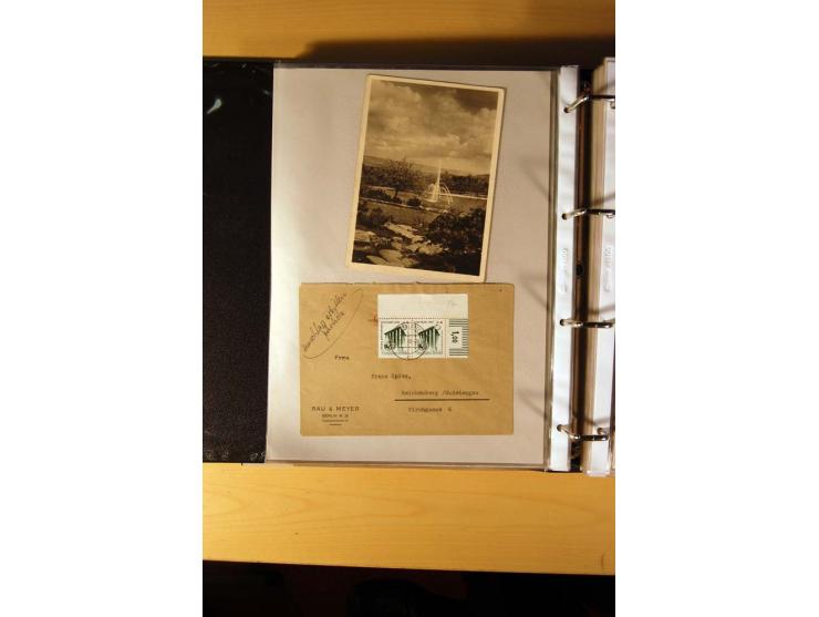 1933/45, sehr umfangreiche Sammlung mit Schwerpunkt Einzel- und Mehrfachfrankaturen der Sondermarken mit ca. 3000 Stück in 19