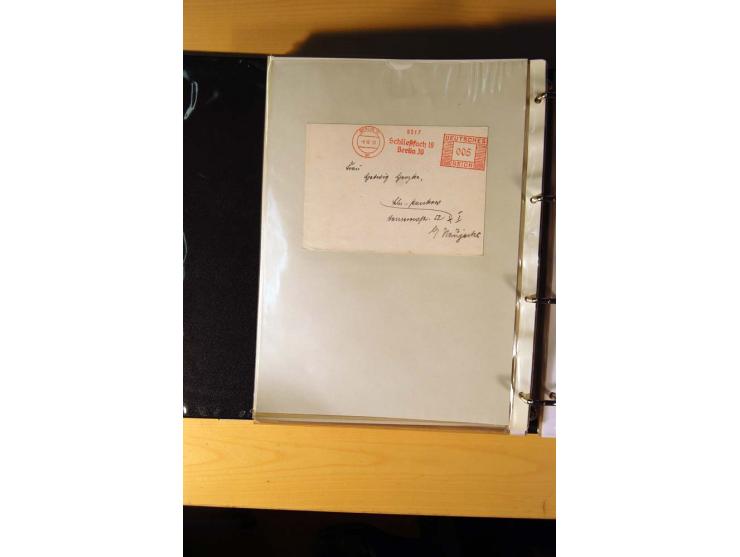 1933/45, sehr umfangreiche Sammlung mit Schwerpunkt Einzel- und Mehrfachfrankaturen der Sondermarken mit ca. 3000 Stück in 19