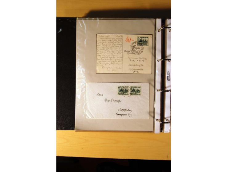 1933/45, sehr umfangreiche Sammlung mit Schwerpunkt Einzel- und Mehrfachfrankaturen der Sondermarken mit ca. 3000 Stück in 19
