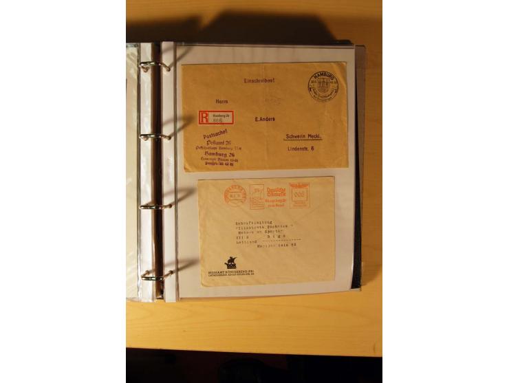 1933/45, sehr umfangreiche Sammlung mit Schwerpunkt Einzel- und Mehrfachfrankaturen der Sondermarken mit ca. 3000 Stück in 19