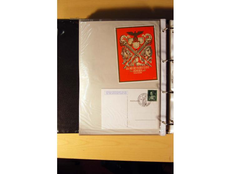 1933/45, sehr umfangreiche Sammlung mit Schwerpunkt Einzel- und Mehrfachfrankaturen der Sondermarken mit ca. 3000 Stück in 19