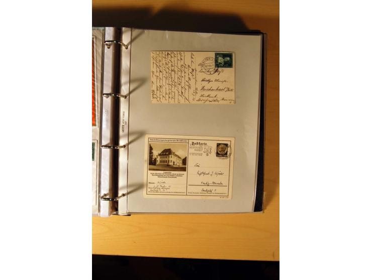 1933/45, sehr umfangreiche Sammlung mit Schwerpunkt Einzel- und Mehrfachfrankaturen der Sondermarken mit ca. 3000 Stück in 19