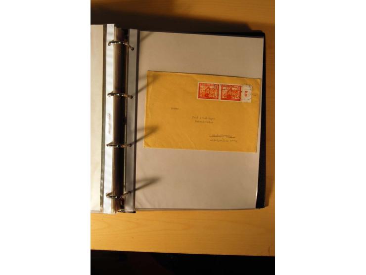 1933/45, sehr umfangreiche Sammlung mit Schwerpunkt Einzel- und Mehrfachfrankaturen der Sondermarken mit ca. 3000 Stück in 19