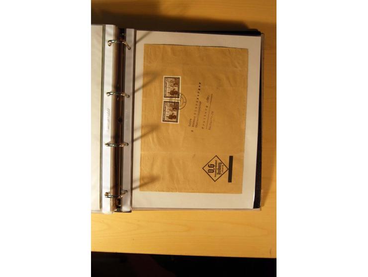 1933/45, sehr umfangreiche Sammlung mit Schwerpunkt Einzel- und Mehrfachfrankaturen der Sondermarken mit ca. 3000 Stück in 19
