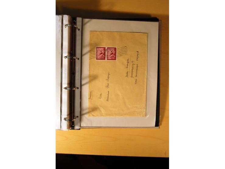1933/45, sehr umfangreiche Sammlung mit Schwerpunkt Einzel- und Mehrfachfrankaturen der Sondermarken mit ca. 3000 Stück in 19