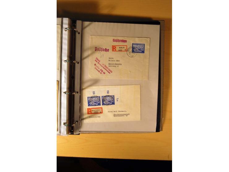 1933/45, sehr umfangreiche Sammlung mit Schwerpunkt Einzel- und Mehrfachfrankaturen der Sondermarken mit ca. 3000 Stück in 19