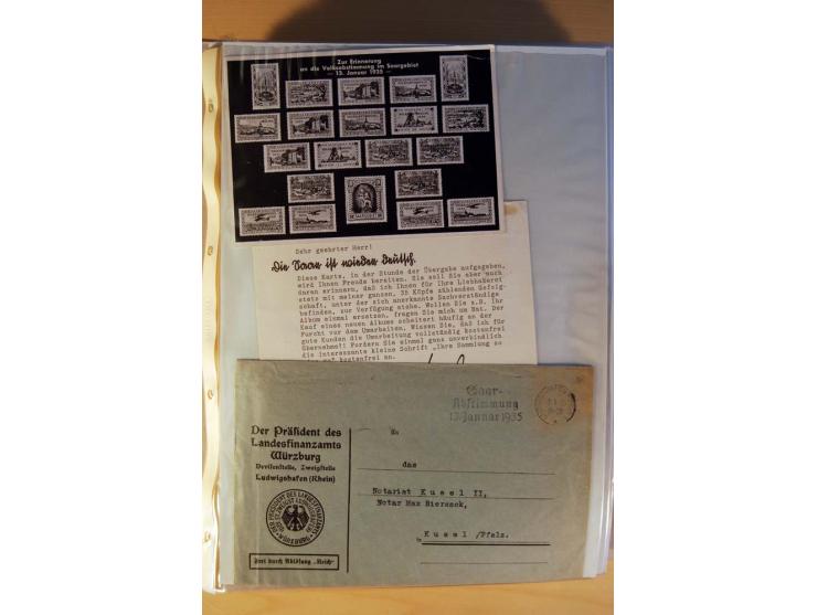 1933/45, sehr umfangreiche Sammlung mit Schwerpunkt Einzel- und Mehrfachfrankaturen der Sondermarken mit ca. 3000 Stück in 19