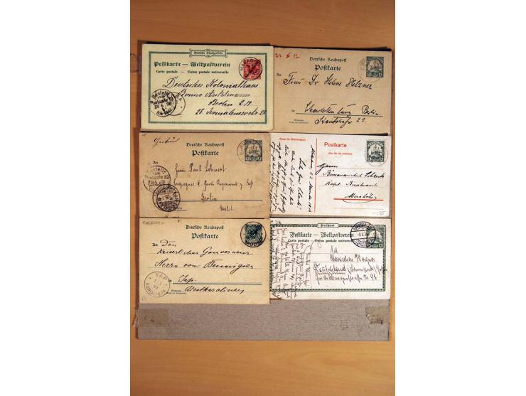 Marokko bis Togo, gestempelte kleine Zusammenstellung mit etlichen Briefen, Karten und Ganzsachen, dabei bessere wie DP Marok