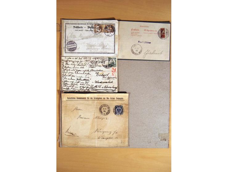 Marokko bis Togo, gestempelte kleine Zusammenstellung mit etlichen Briefen, Karten und Ganzsachen, dabei bessere wie DP Marok