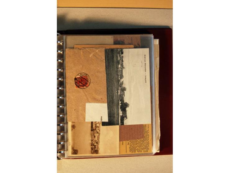 1920, kleiner Posten mit R-Briefen, Satzbriefen, Paketkarten und Besonderheiten