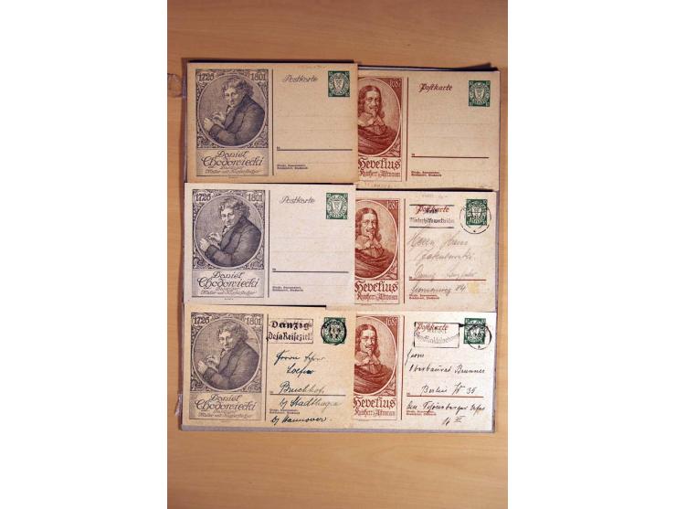 1920/39, über 200 Briefe und Karten mit Schwerpunkt bei den Ganzsachen, dabei viele Bildpost- und Sonderkarten, Halbamtliche 