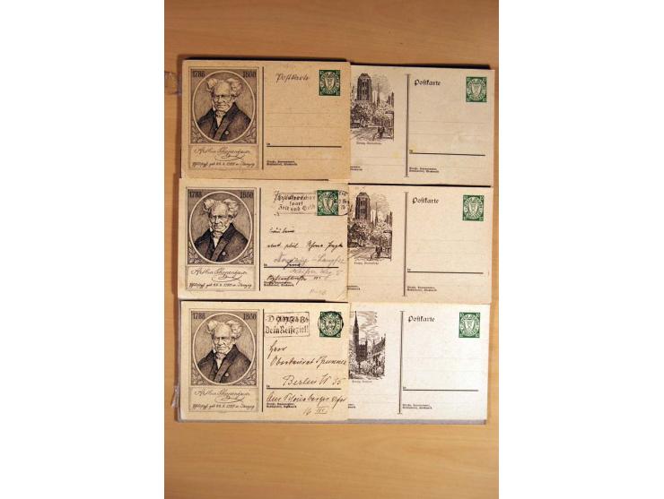 1920/39, über 200 Briefe und Karten mit Schwerpunkt bei den Ganzsachen, dabei viele Bildpost- und Sonderkarten, Halbamtliche 