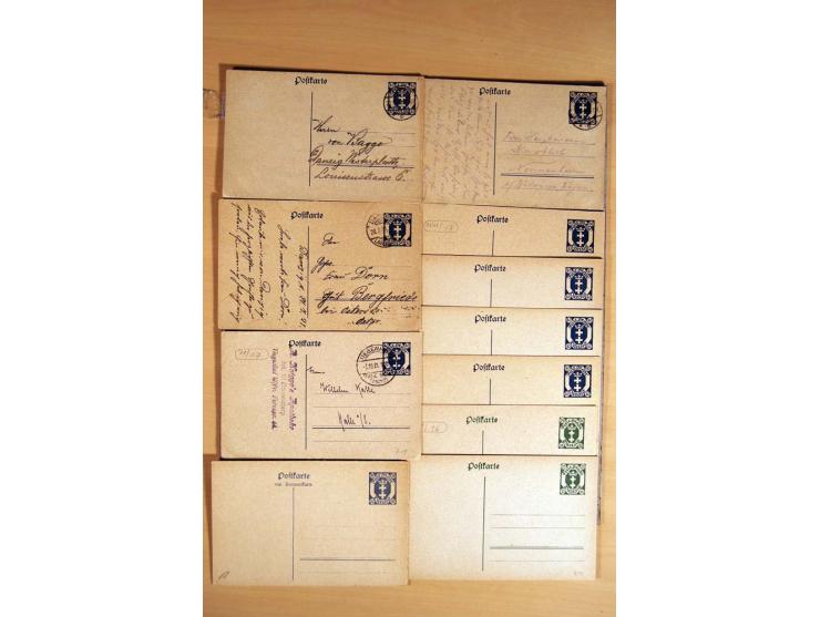 1920/39, über 200 Briefe und Karten mit Schwerpunkt bei den Ganzsachen, dabei viele Bildpost- und Sonderkarten, Halbamtliche 