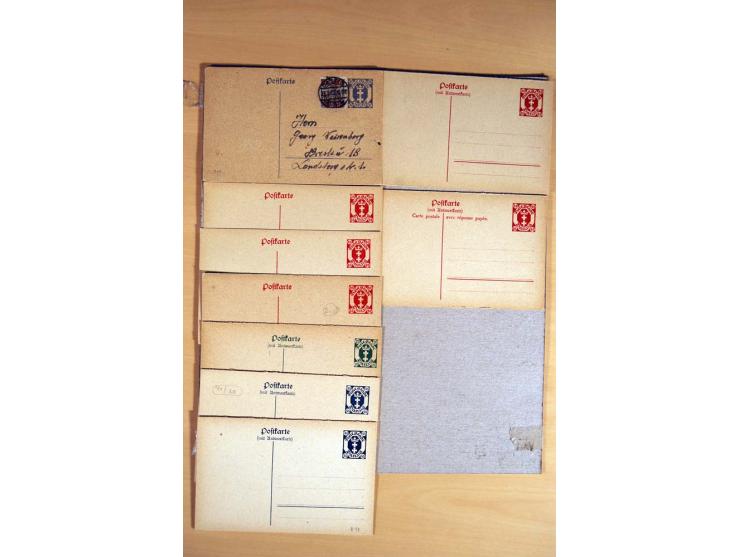 1920/39, über 200 Briefe und Karten mit Schwerpunkt bei den Ganzsachen, dabei viele Bildpost- und Sonderkarten, Halbamtliche 