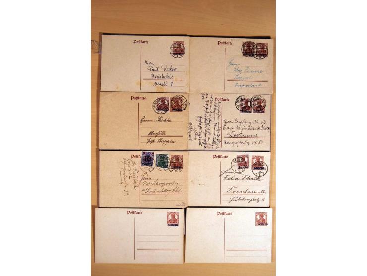 1920/39, über 200 Briefe und Karten mit Schwerpunkt bei den Ganzsachen, dabei viele Bildpost- und Sonderkarten, Halbamtliche 