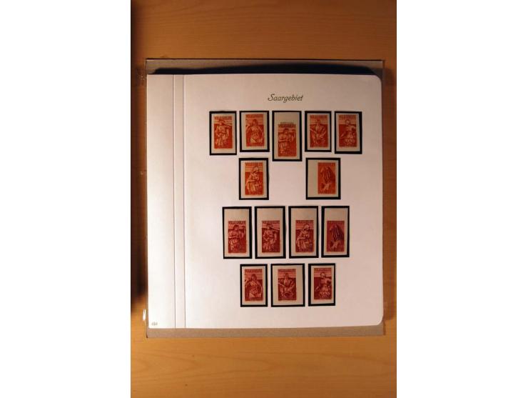 1920/34, ungebrauchte und postfrische sehr umfangreiche Sammlung mit einer Vielzahl von Aufdrucktypen, Abarten, ungezähnten W