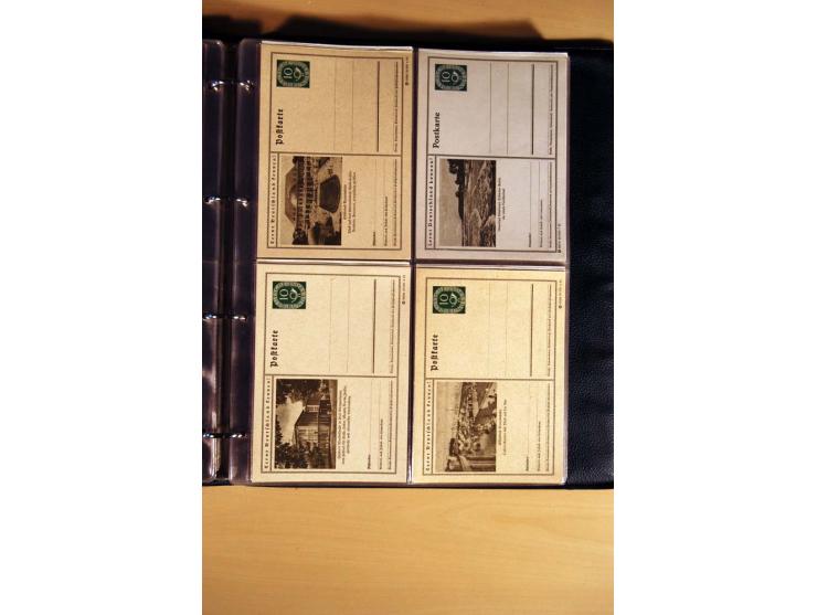 1951, POSTHORN, umfangreiche Sammlung mit einigen hundert Briefen, Karten und Paketkarten in 6 Ordnern inkl. 1 Band Ganzsache