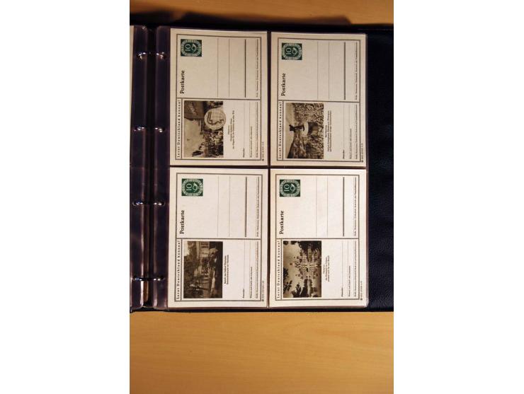 1951, POSTHORN, umfangreiche Sammlung mit einigen hundert Briefen, Karten und Paketkarten in 6 Ordnern inkl. 1 Band Ganzsache