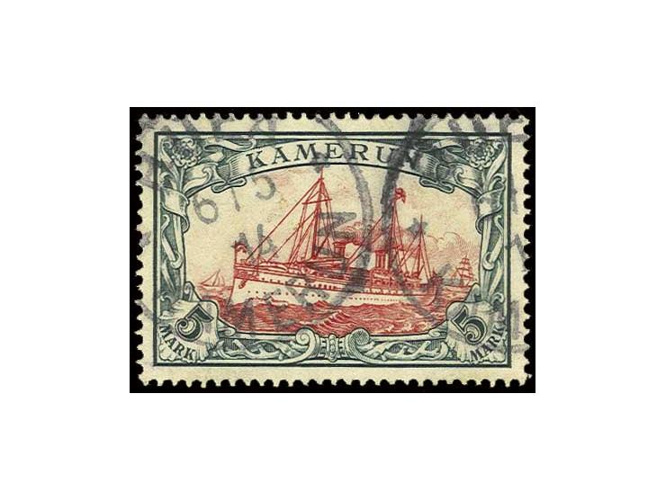1905/19, 5 M., farbfrisch und gut gezähnt mit sauberen Stempeln "BUEA 6/5 14", Kabinett, sign. Richter und Fotoattest Jäschke