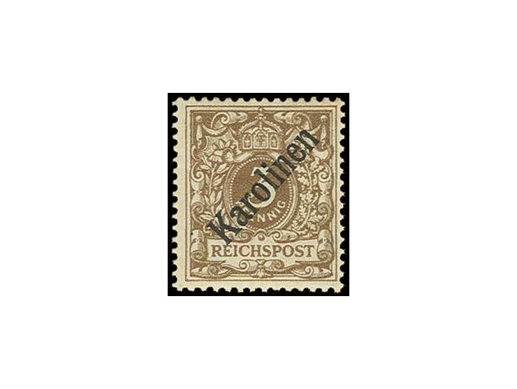 1899, Diagonalaufdruck 3 Pfg., ungebraucht, farbfrisch, Kabinett, doppelt sign. Bothe BPP
