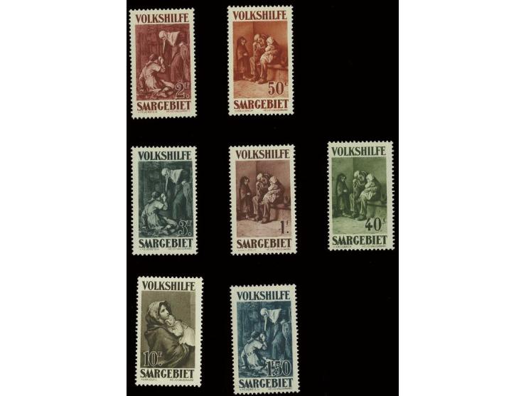40 C.-10 Fr. kpl., postfrisch, Kabinett, sign. Hoffmann BPP (Mi. 200,-)