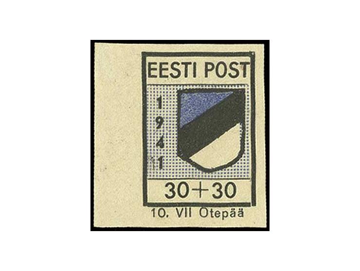 30 K. vom linken Bogenrand aus der 3. Druckperiode, postfrisch, Kabinett, Fotoattest Krischke
