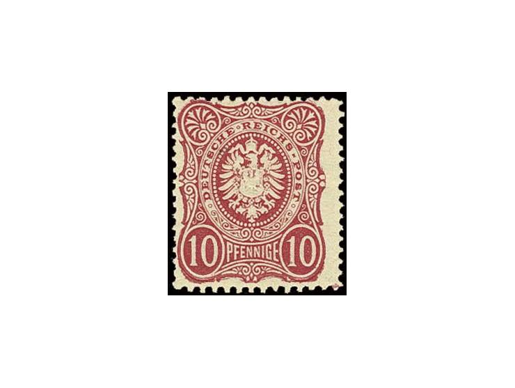 10 Pfge. karmin, postfrisch, Pracht, Fotobefund Wiegand BPP (Mi. 400,-)