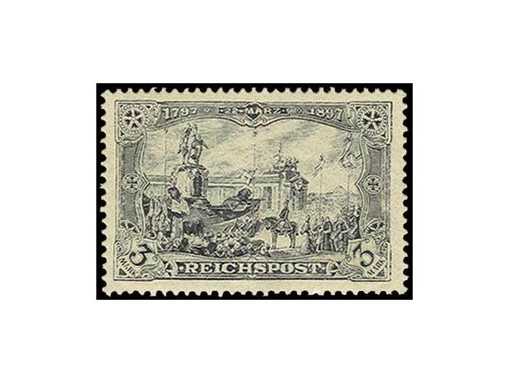3 M. in Type II, farbfrisch und gut gezähnt in einwandfreier Erhaltung, postfrisch, Fotoattest Jäschke-L. BPP