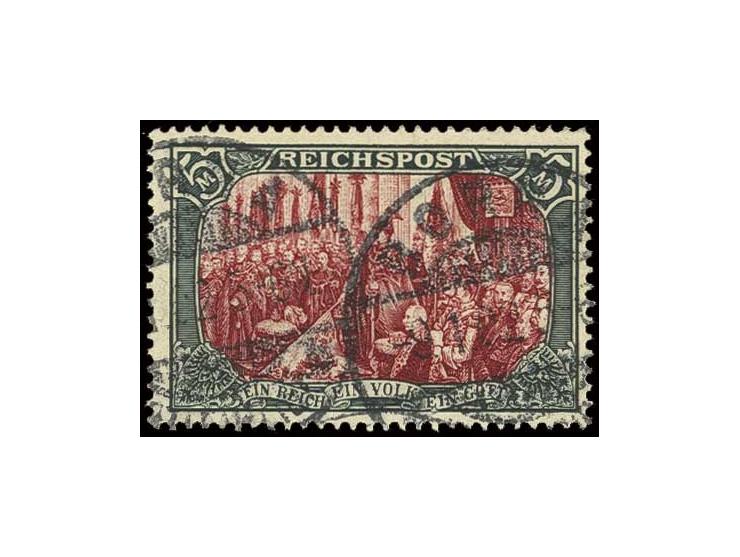 5 M., in Type IV, sauber gestempelt "BORNA 9.1.02", Kabinett, doppelt sign. Dr. Oertel sowie Fotoattest Jäschke-L. BPP (Mi. 8
