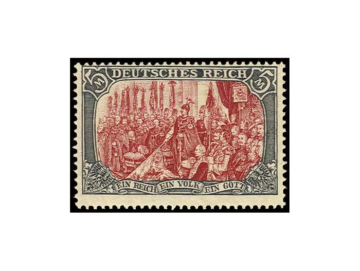 5 M. mit schwarzem Rahmen, sog. Ministerdruck, postfrisch, Pracht, Fotoattest Jäschke-L. BPP